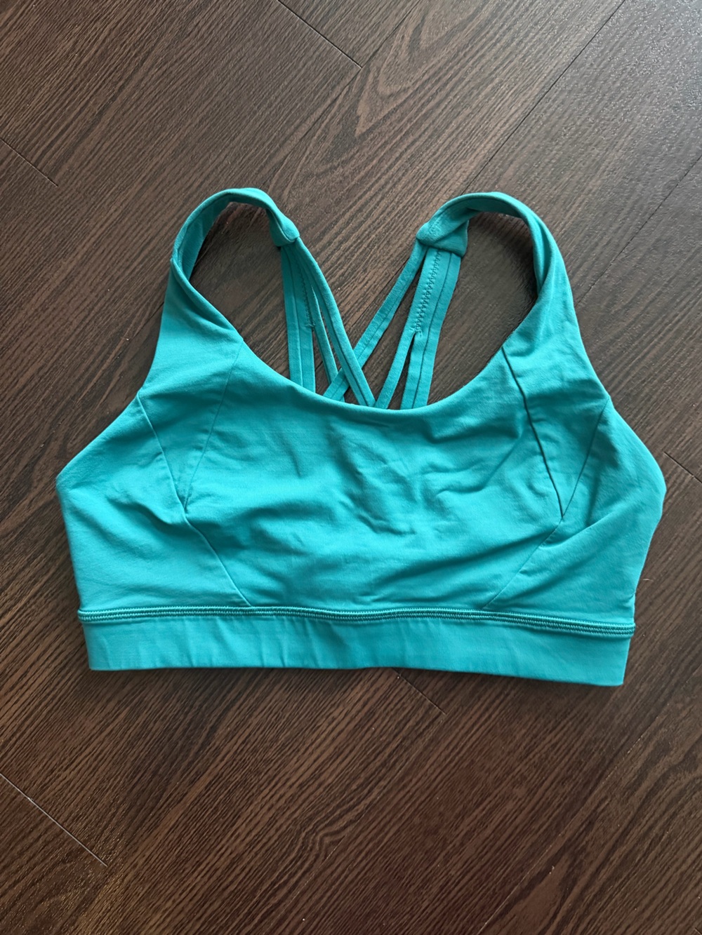 lululemon athletica Teal Strappy Sports Bra